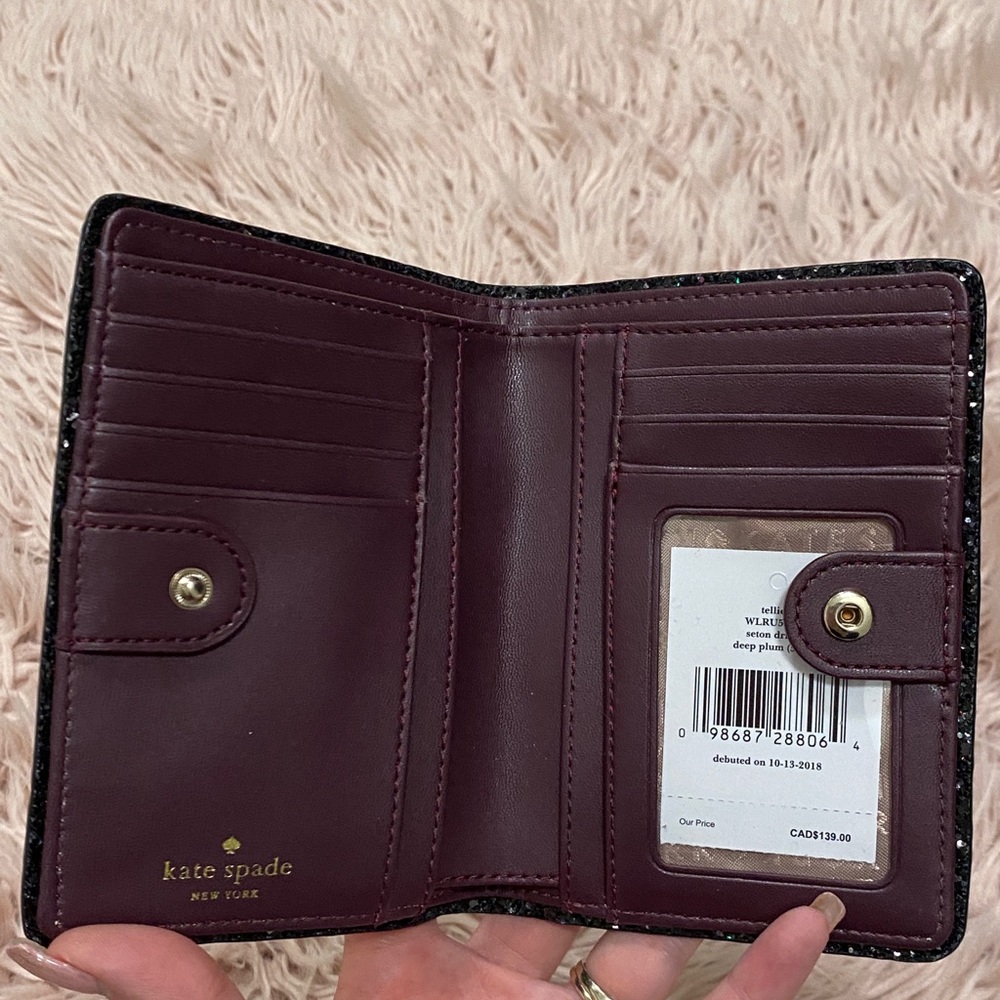 🆕✨ NEW KATE SPADE ♠️ WALLET WITH SPARKLE DETAIL - Picture 3 of 6